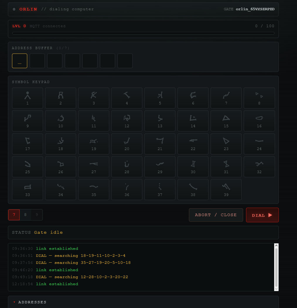 Orlin Dialing Computer Interface